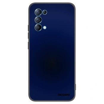 Picasee silikonowe czarne etui na OPPO A16s - Deep Ocean