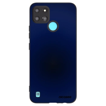 Picasee silikonowe czarne etui na Realme C21Y - Deep Ocean