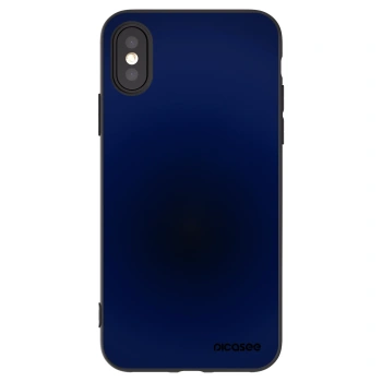 Picasee silikonowe czarne etui na Apple iPhone X/XS - Deep Ocean