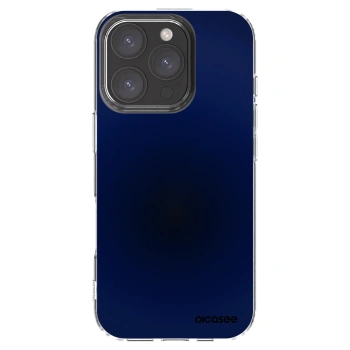 Picasee silikonowe przeźroczyste etui na Apple iPhone 16 Pro - Deep Ocean
