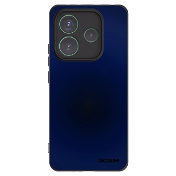 Picasee silikonowe czarne etui na Xiaomi Redmi Note 14 5G - Deep Ocean