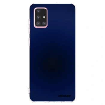 Picasee silikonowe przeźroczyste etui na Samsung Galaxy A71 A715F - Deep Ocean