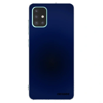 Picasee silikonowe przeźroczyste etui na Samsung Galaxy A51 A515F - Deep Ocean