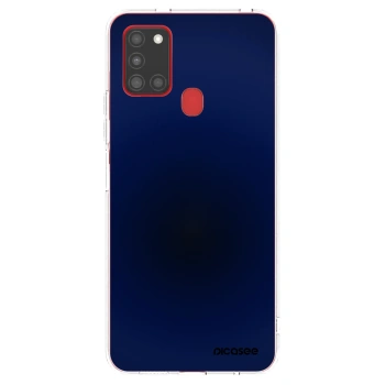 Picasee silikonowe przeźroczyste etui na Samsung Galaxy A21s - Deep Ocean