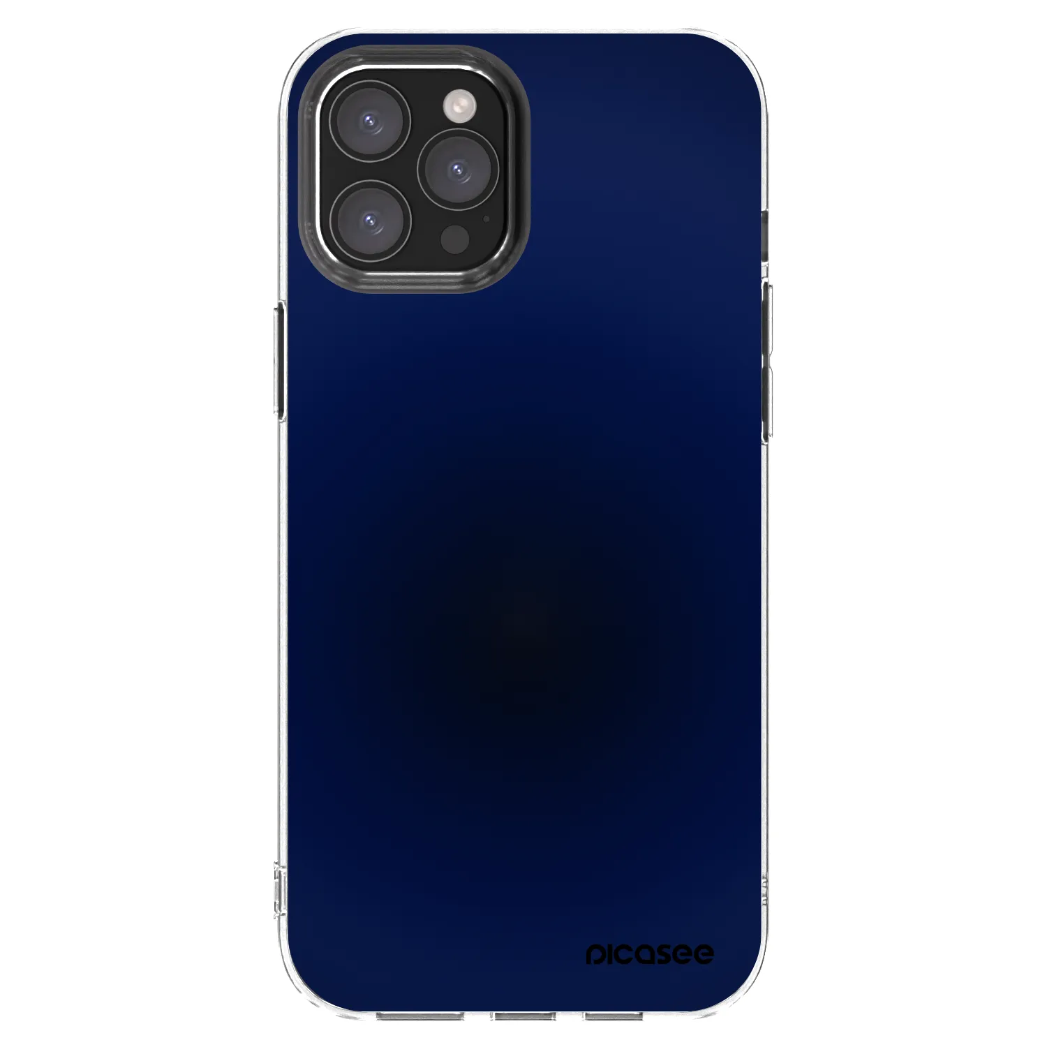 Picasee silikonowe przeźroczyste etui na Apple iPhone 12 Pro Max - Deep Ocean