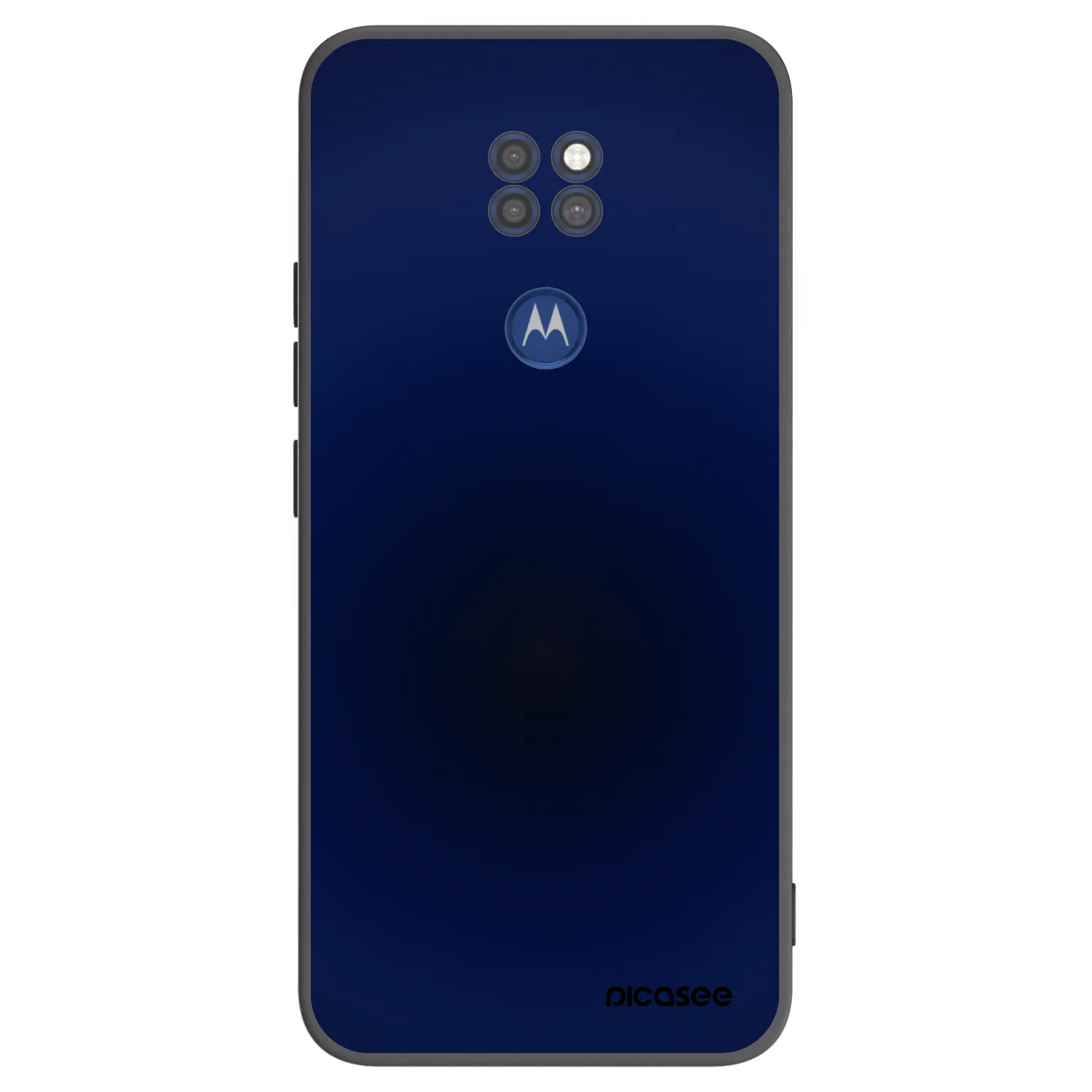 Picasee silikonowe czarne etui na Motorola Moto G9 Play - Deep Ocean