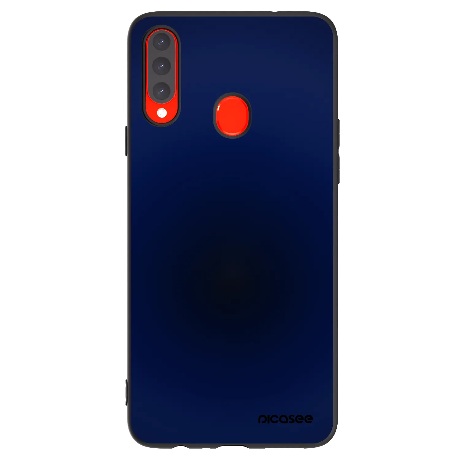 Picasee silikonowe czarne etui na Samsung Galaxy A20s - Deep Ocean