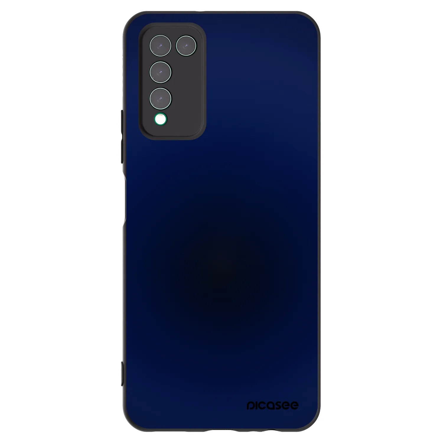 Picasee silikonowe czarne etui na Honor 10X Lite - Deep Ocean