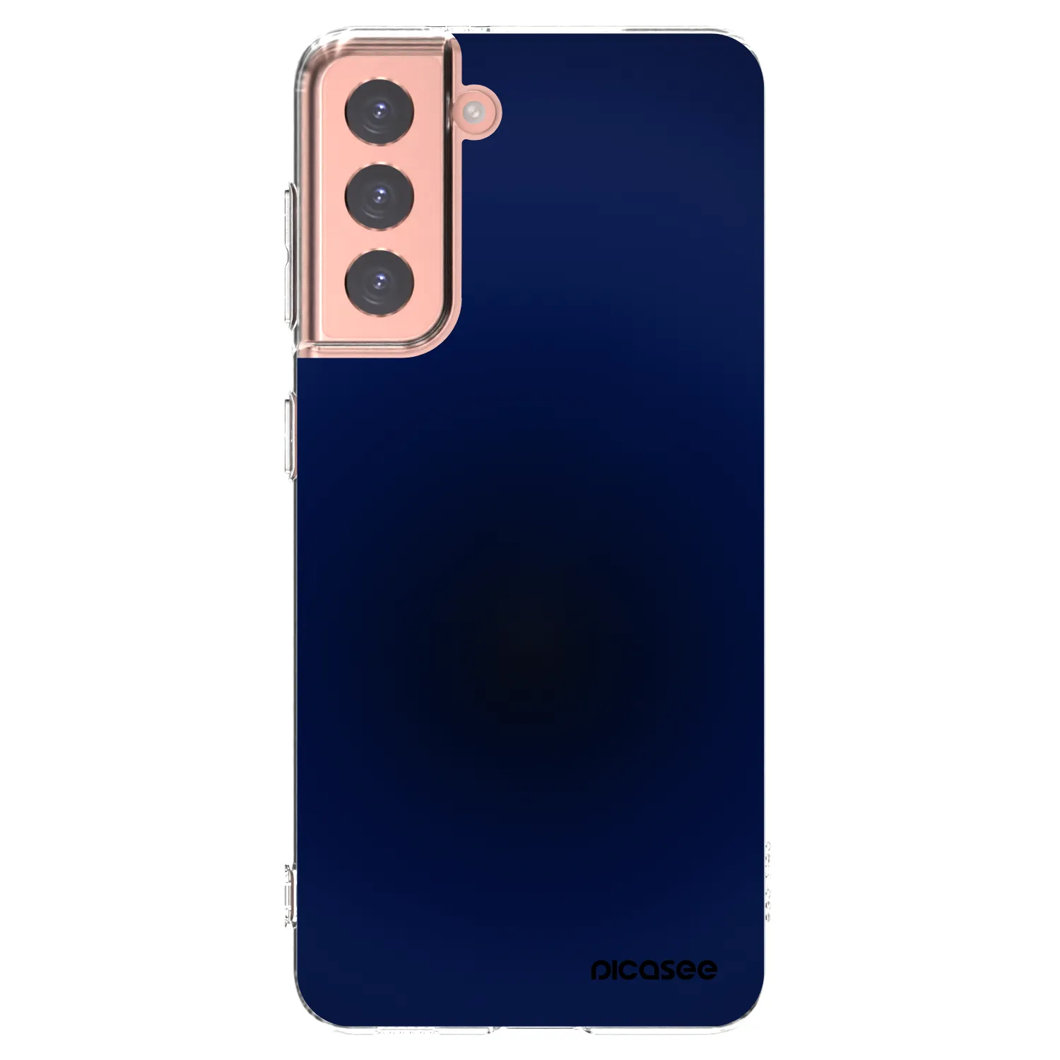 Picasee silikonowe przeźroczyste etui na Samsung Galaxy S21 5G G991B - Deep Ocean