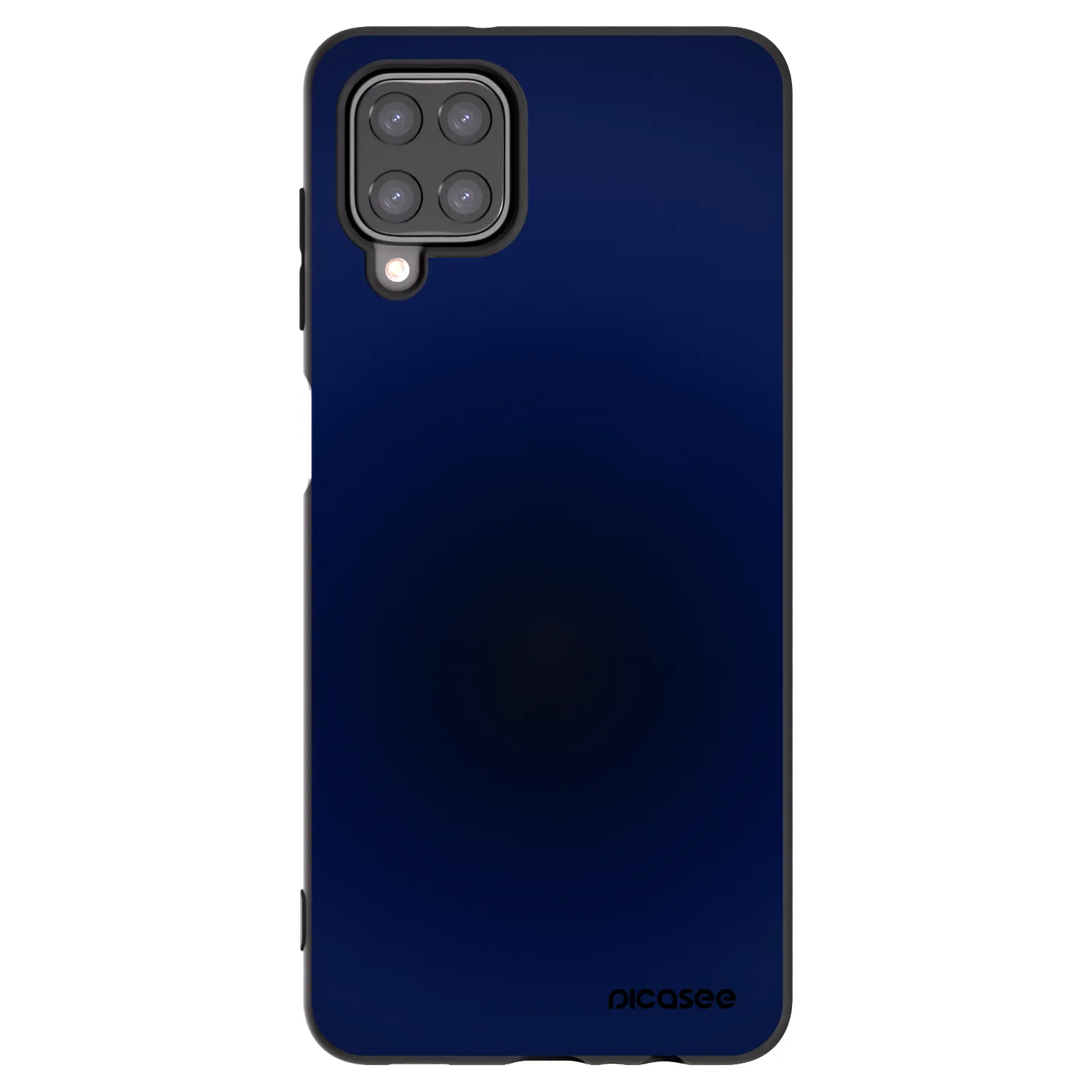 Picasee silikonowe czarne etui na Samsung Galaxy A12 A125F - Deep Ocean
