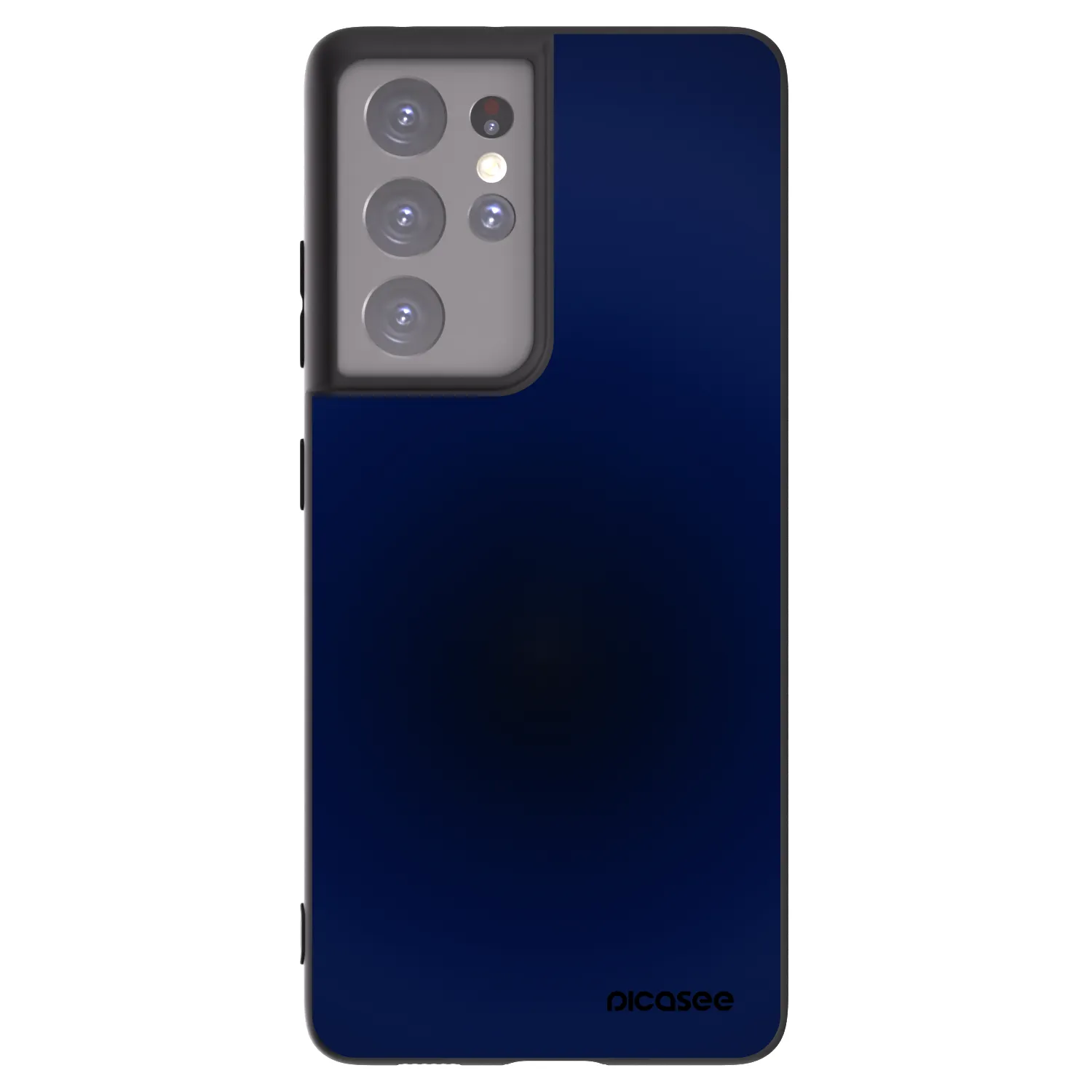 Picasee silikonowe czarne etui na Samsung Galaxy S21 Ultra 5G G998B - Deep Ocean