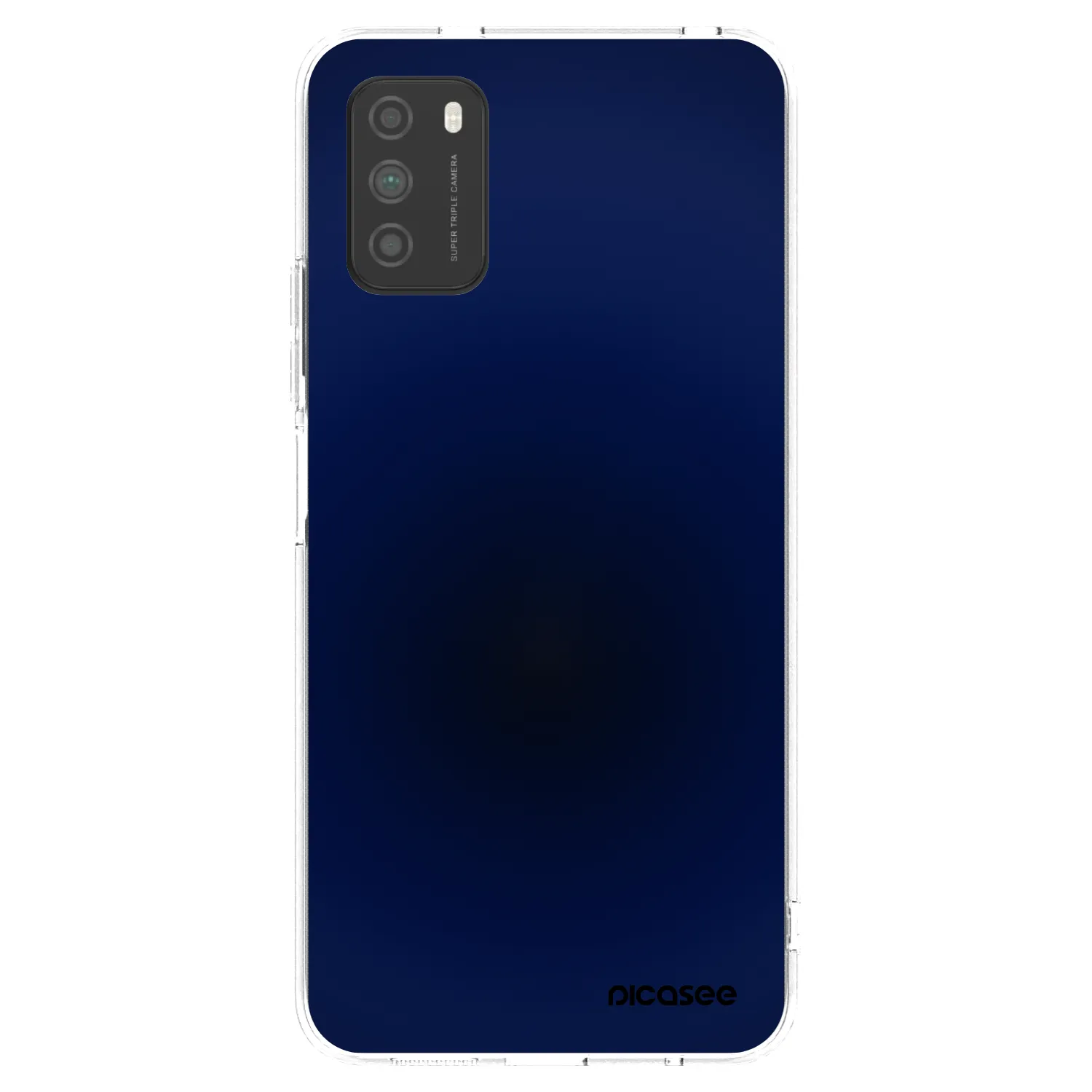 Picasee silikonowe przeźroczyste etui na Xiaomi Poco M3 - Deep Ocean