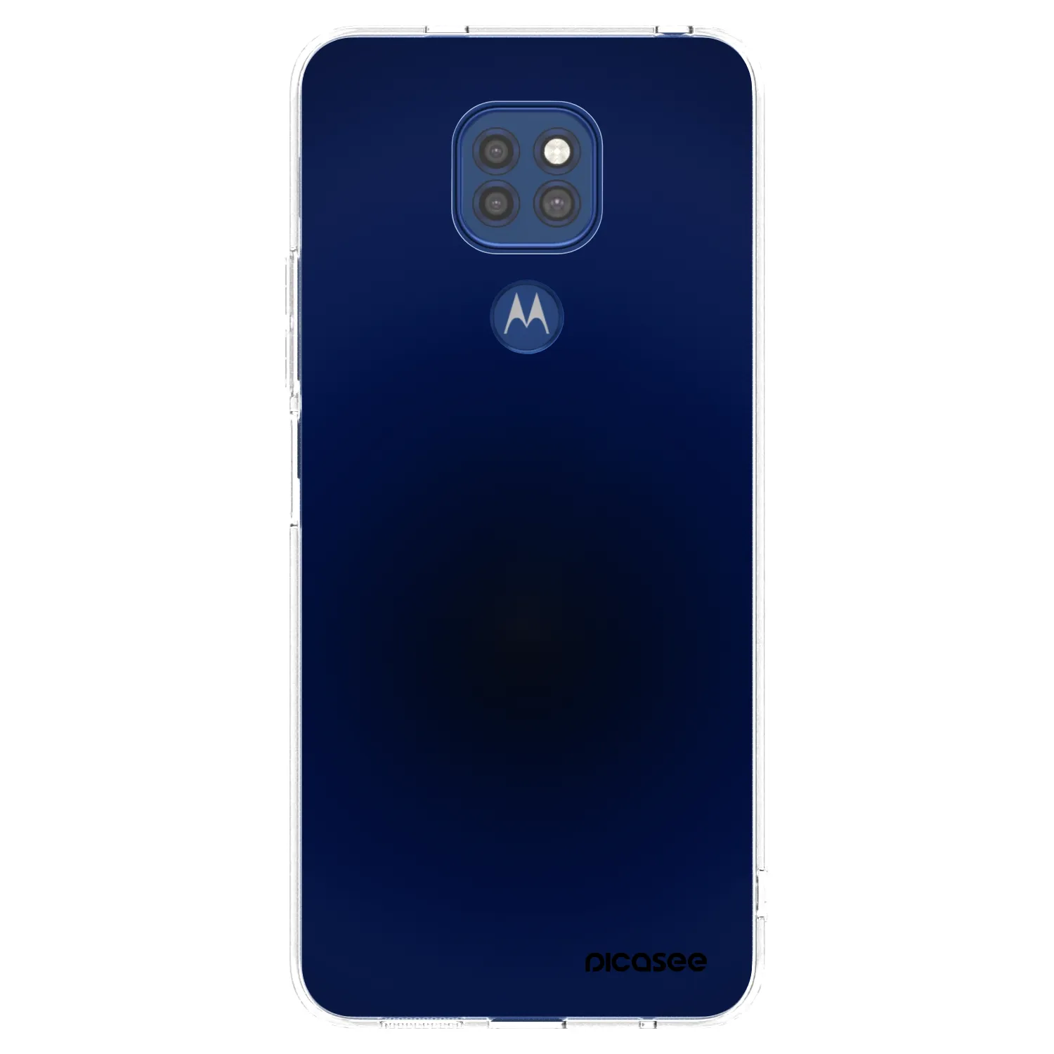Picasee silikonowe przeźroczyste etui na Motorola Moto G9 Play - Deep Ocean