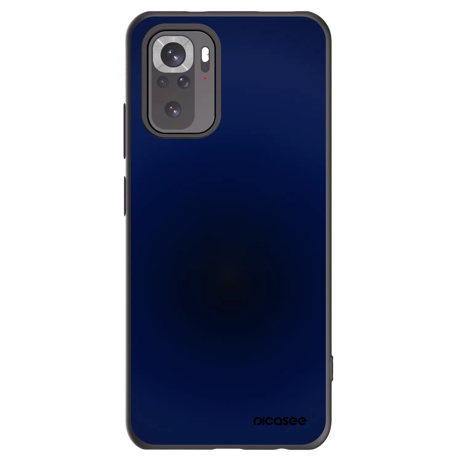 Picasee silikonowe czarne etui na Xiaomi Redmi Note 10 - Deep Ocean