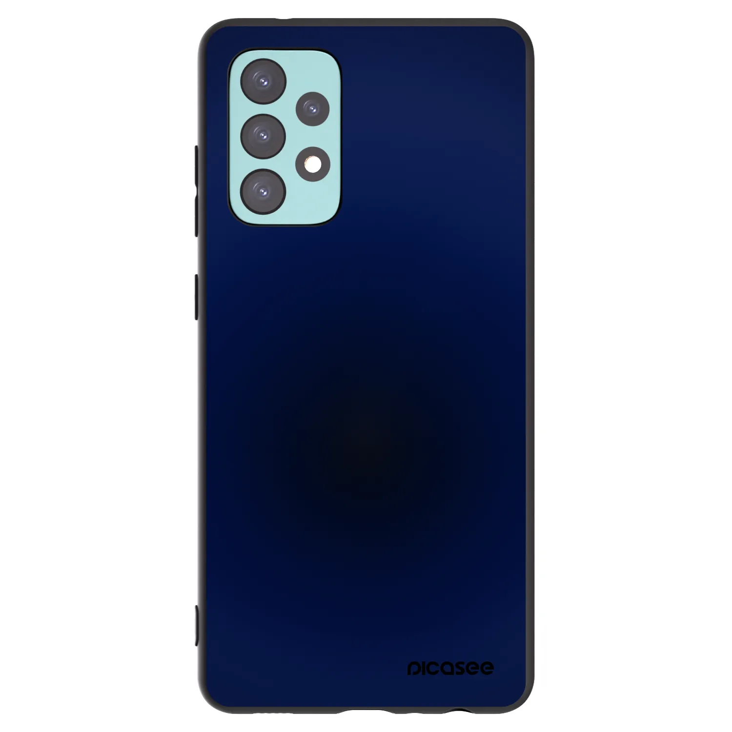 Picasee silikonowe czarne etui na Samsung Galaxy A72 A725F - Deep Ocean