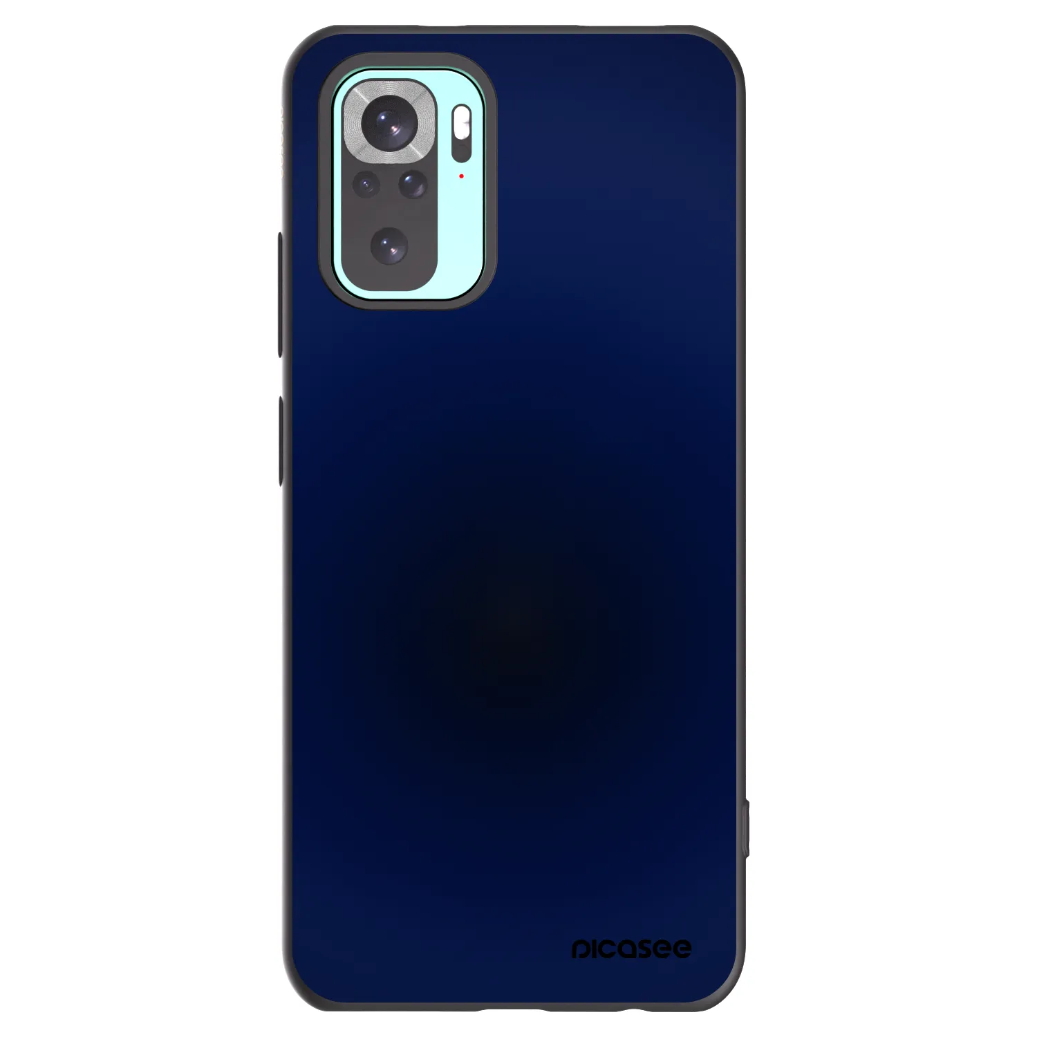 Picasee silikonowe czarne etui na Xiaomi Redmi Note 10 Pro - Deep Ocean