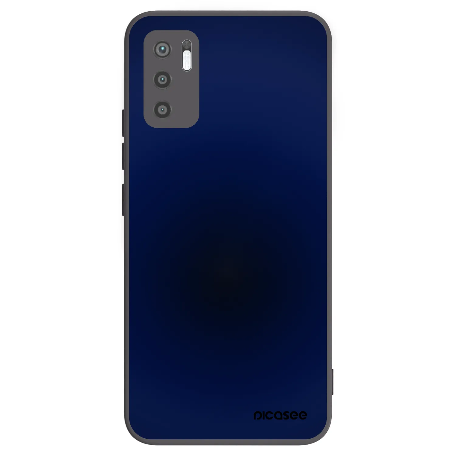 Picasee silikonowe czarne etui na Xiaomi Redmi Note 10 5G - Deep Ocean