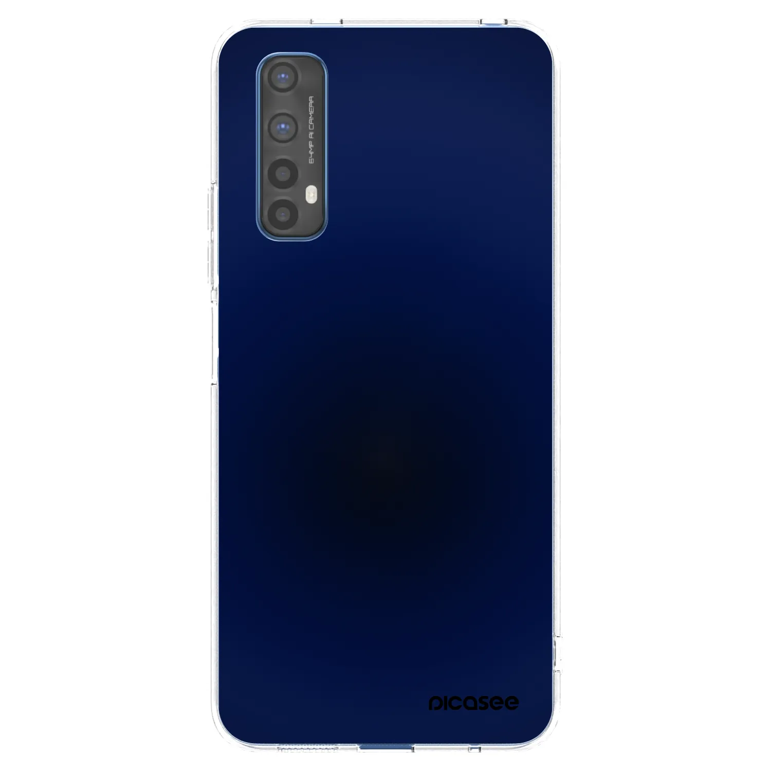 Picasee silikonowe przeźroczyste etui na Realme 7 - Deep Ocean