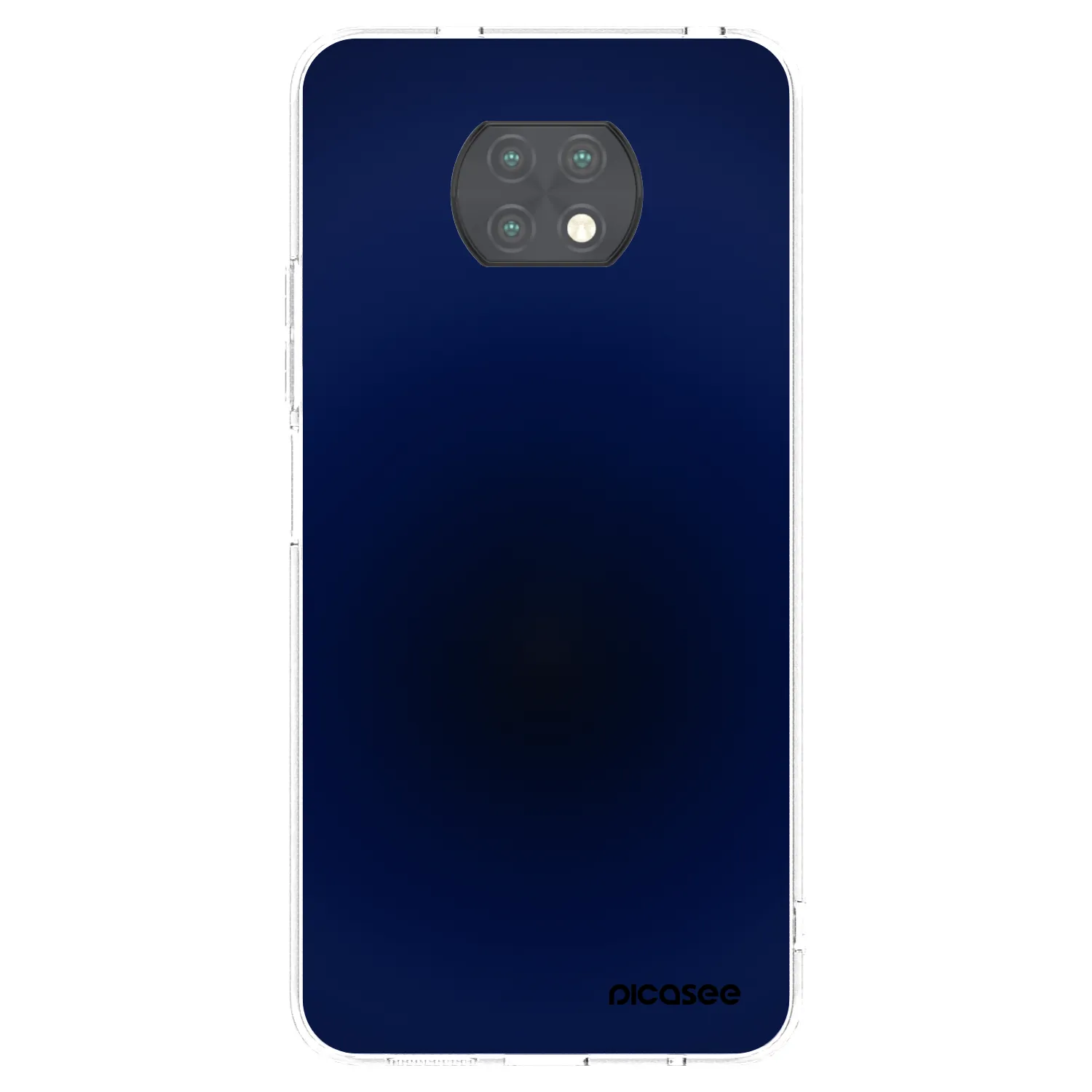 Picasee silikonowe przeźroczyste etui na Xiaomi Redmi Note 9T - Deep Ocean