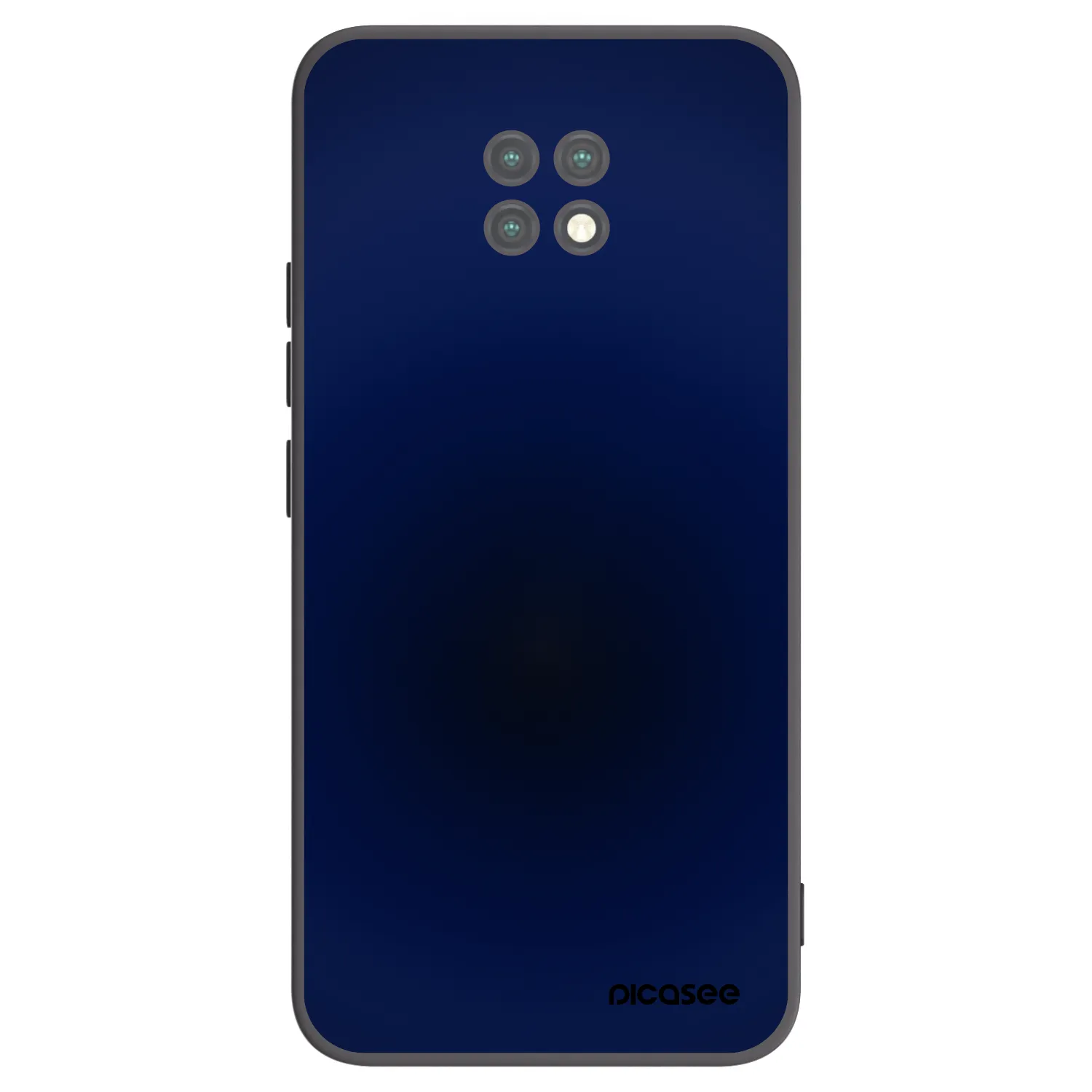 Picasee silikonowe czarne etui na Xiaomi Redmi Note 9T - Deep Ocean