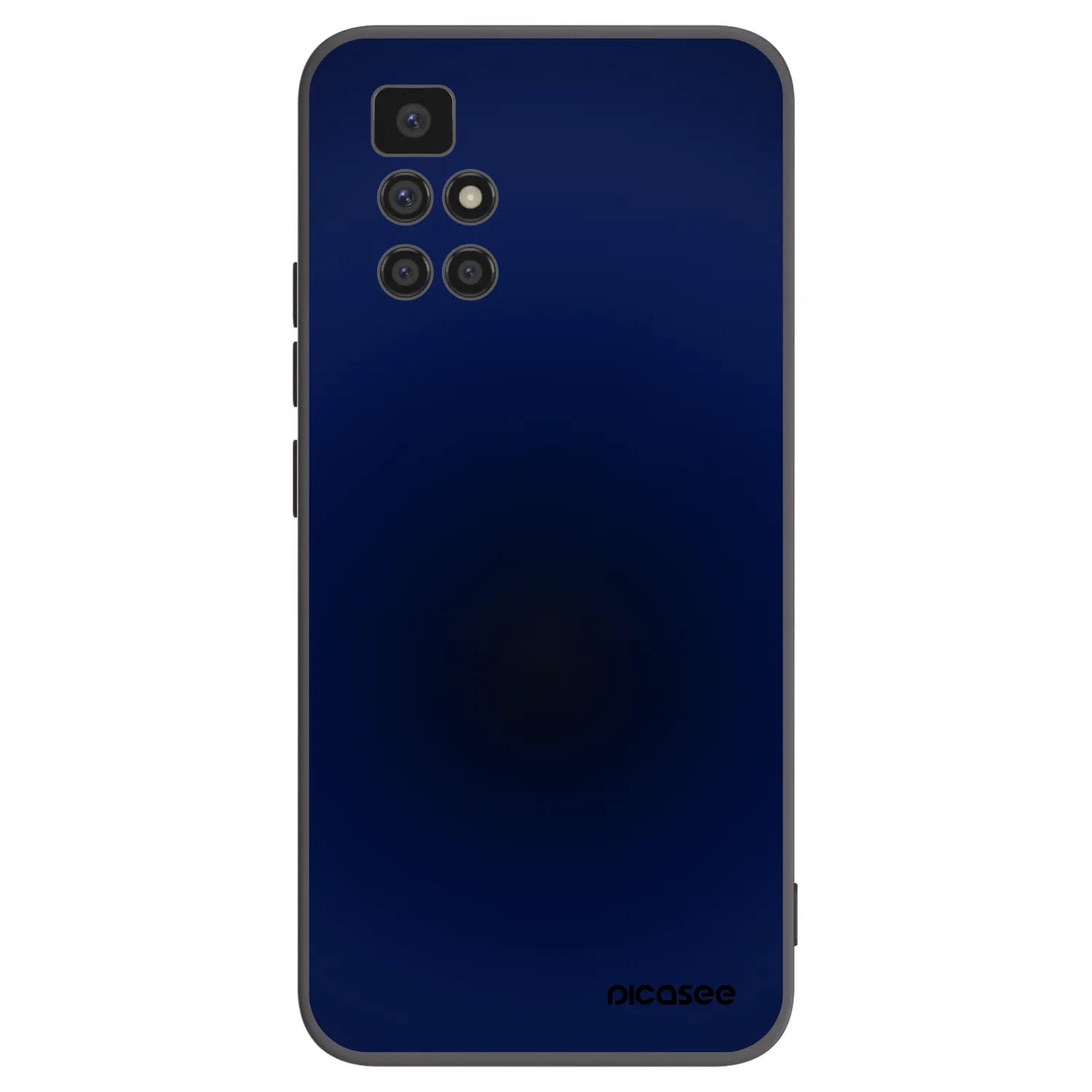 Picasee silikonowe czarne etui na Xiaomi Redmi 10 - Deep Ocean