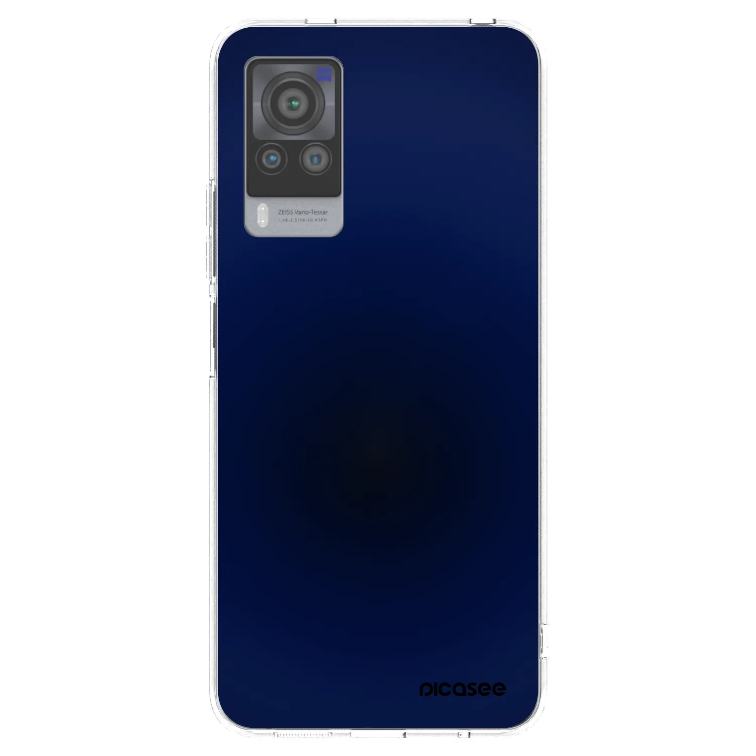 Picasee silikonowe przeźroczyste etui na Vivo X60 Pro 5G - Deep Ocean