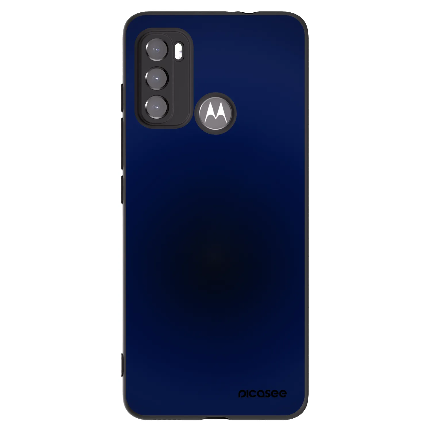 Picasee silikonowe czarne etui na Motorola Moto G60 - Deep Ocean