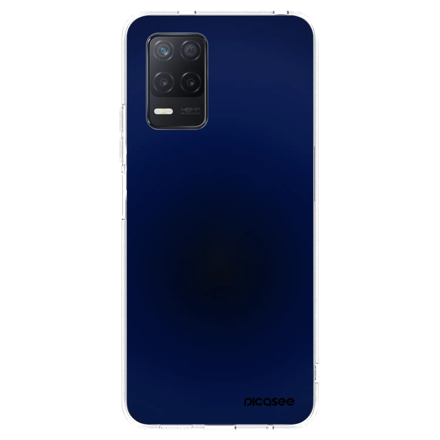 Picasee silikonowe przeźroczyste etui na Realme 8 5G - Deep Ocean