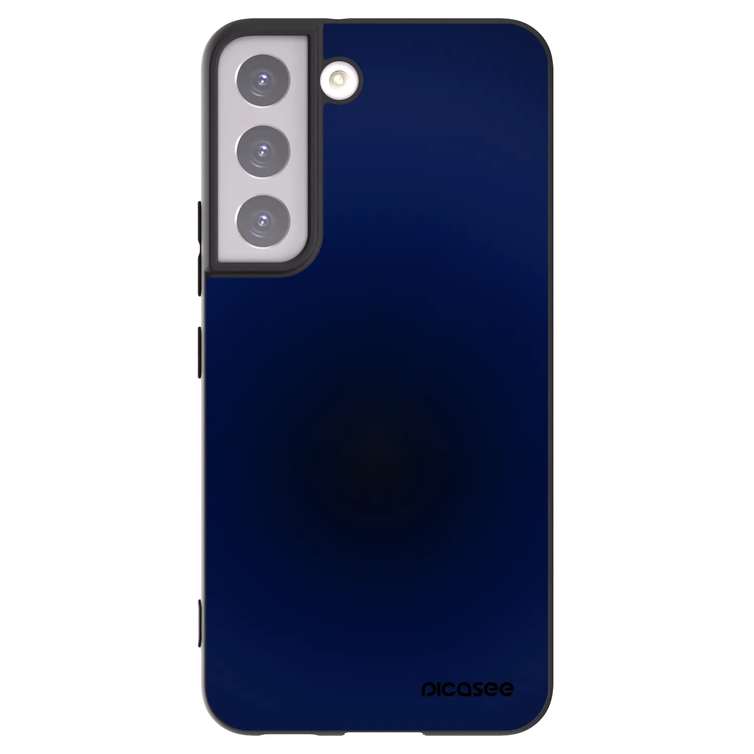 Picasee silikonowe czarne etui na Samsung Galaxy S22 5G - Deep Ocean