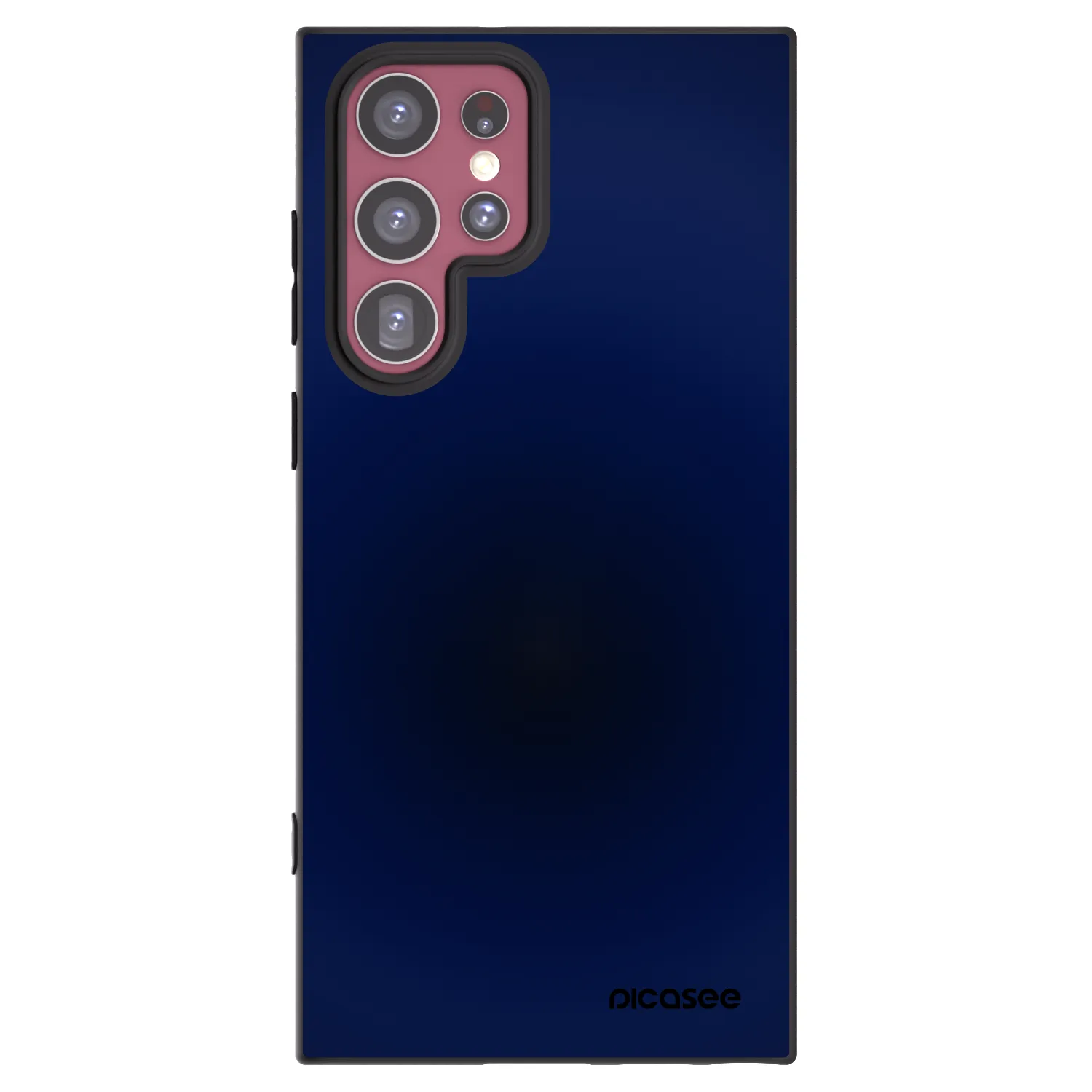 Picasee silikonowe czarne etui na Samsung Galaxy S22 Ultra 5G - Deep Ocean