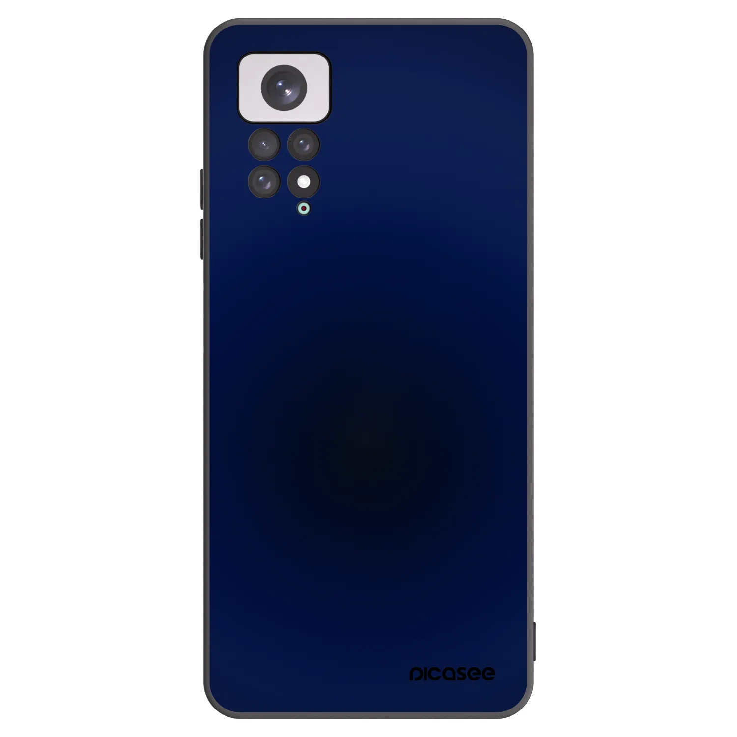 Picasee silikonowe czarne etui na Xiaomi Redmi Note 11 - Deep Ocean