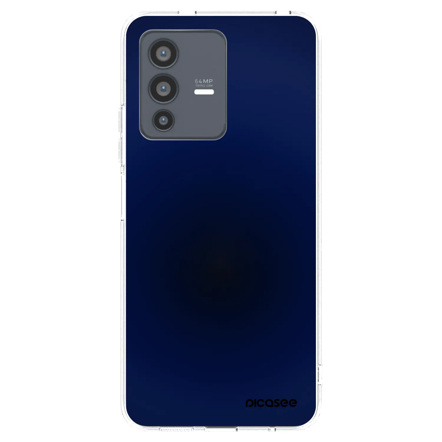 Picasee silikonowe przeźroczyste etui na Vivo V23 5G - Deep Ocean