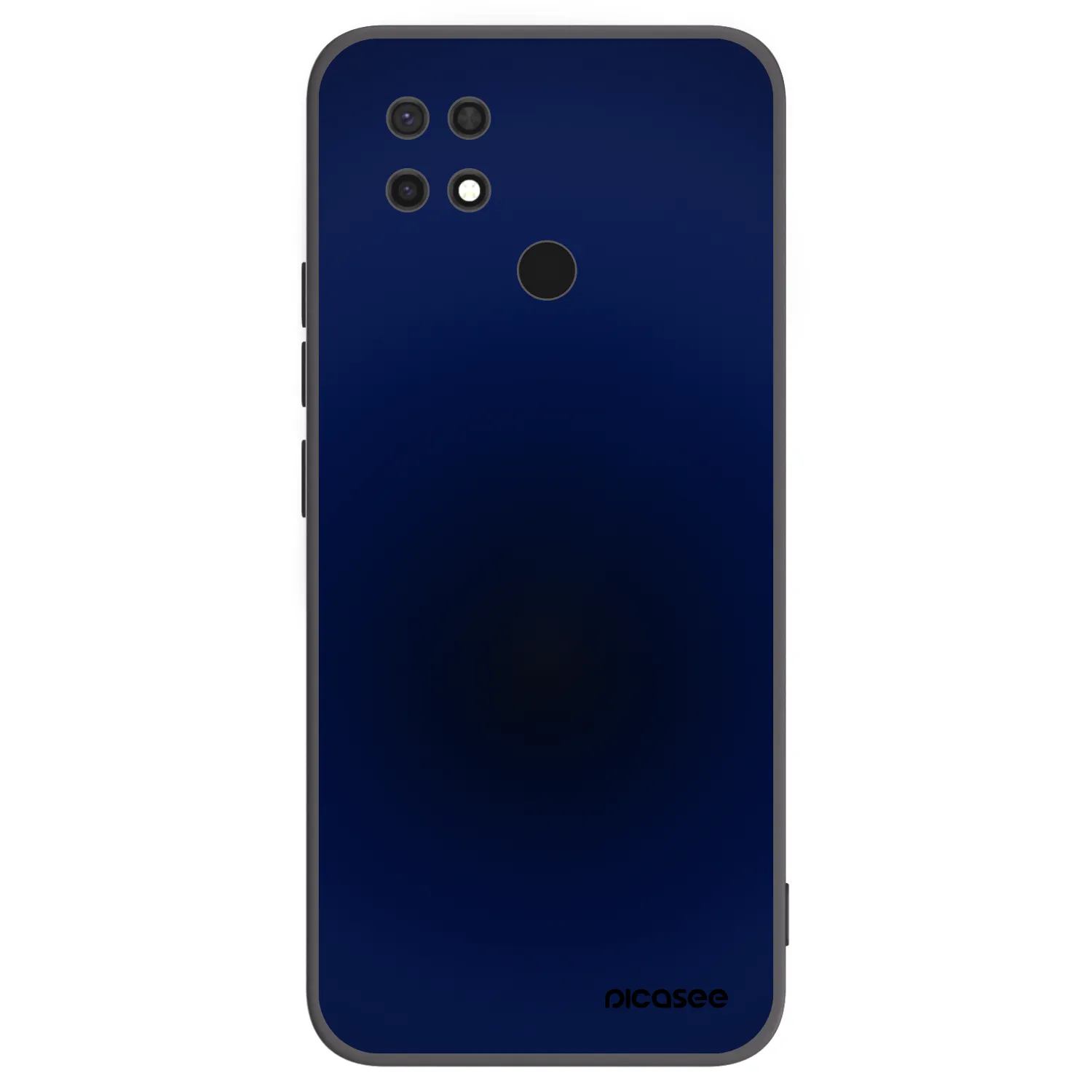 Picasee silikonowe czarne etui na Xiaomi Redmi 10C - Deep Ocean