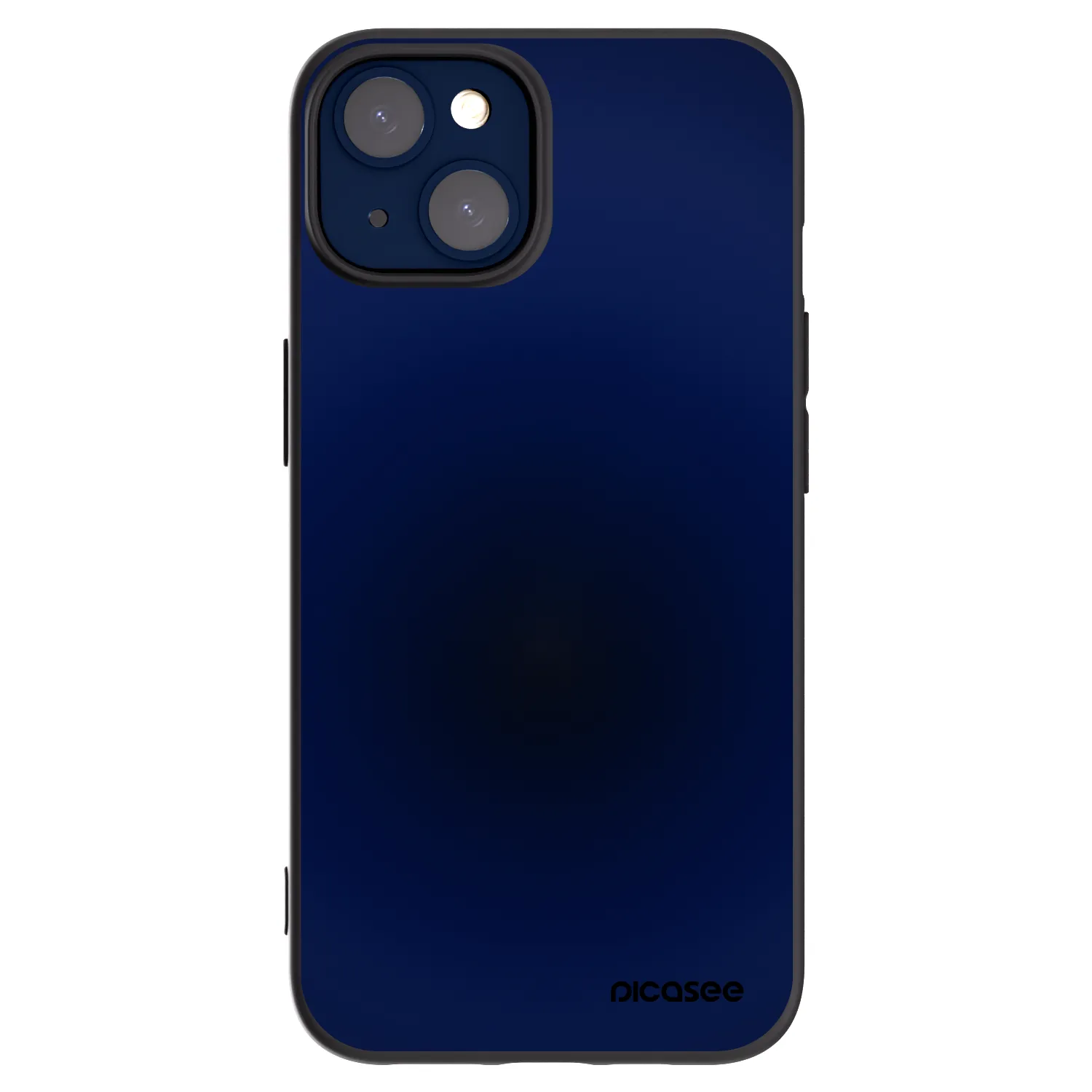 Picasee silikonowe czarne etui na Apple iPhone 14 - Deep Ocean