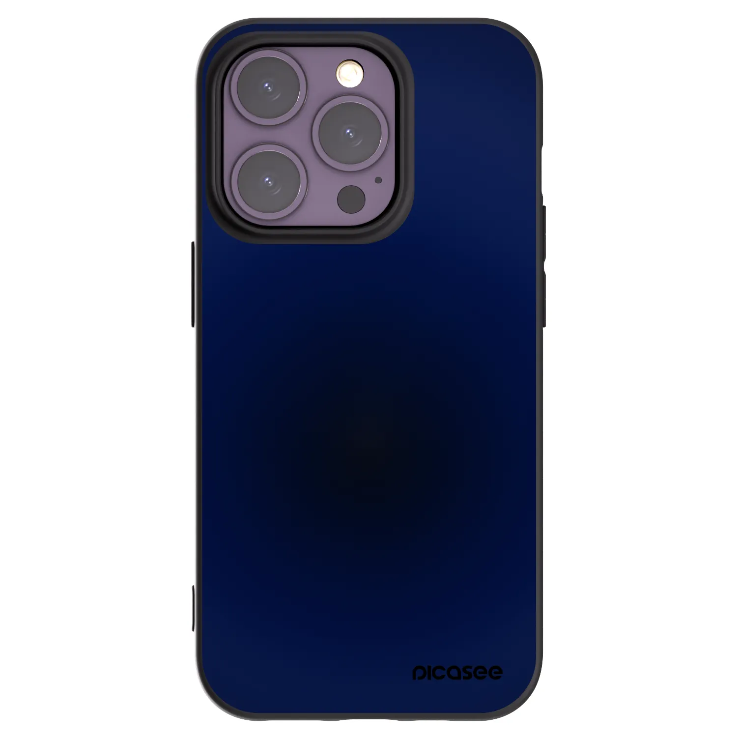 Picasee silikonowe czarne etui na Apple iPhone 14 Pro - Deep Ocean