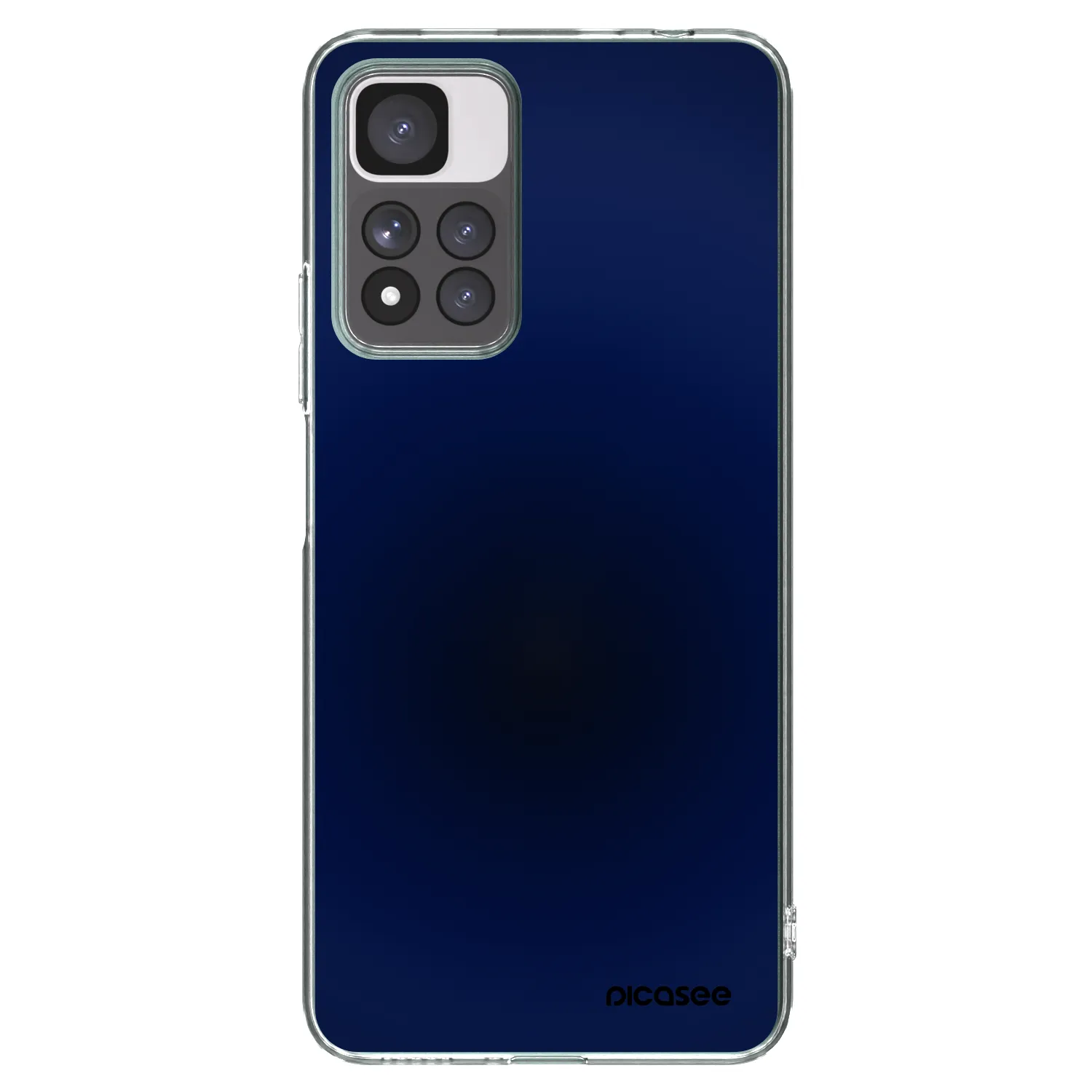 Picasee silikonowe przeźroczyste etui na Xiaomi Redmi Note 11 Pro+ 5G - Deep Ocean
