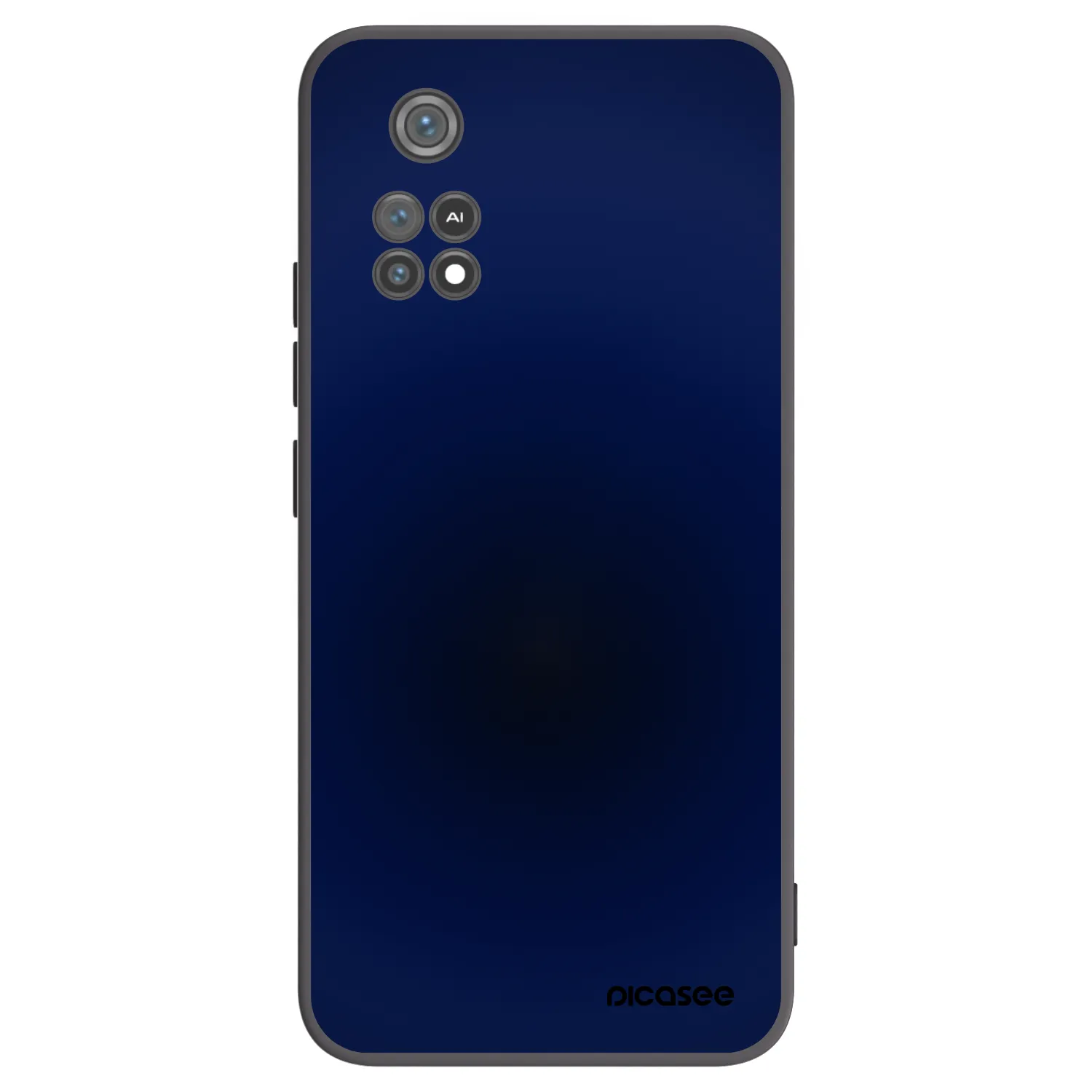 Picasee silikonowe czarne etui na Xiaomi Poco M4 Pro - Deep Ocean