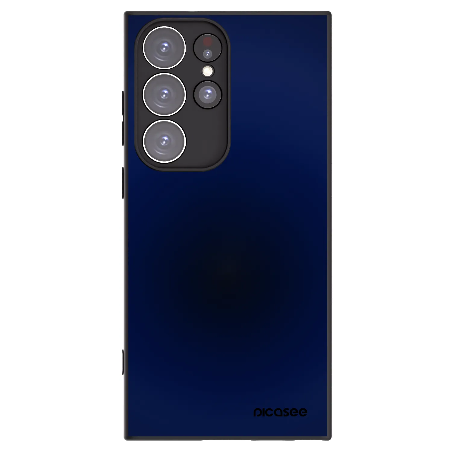 Picasee silikonowe czarne etui na Samsung Galaxy S23 Ultra 5G - Deep Ocean