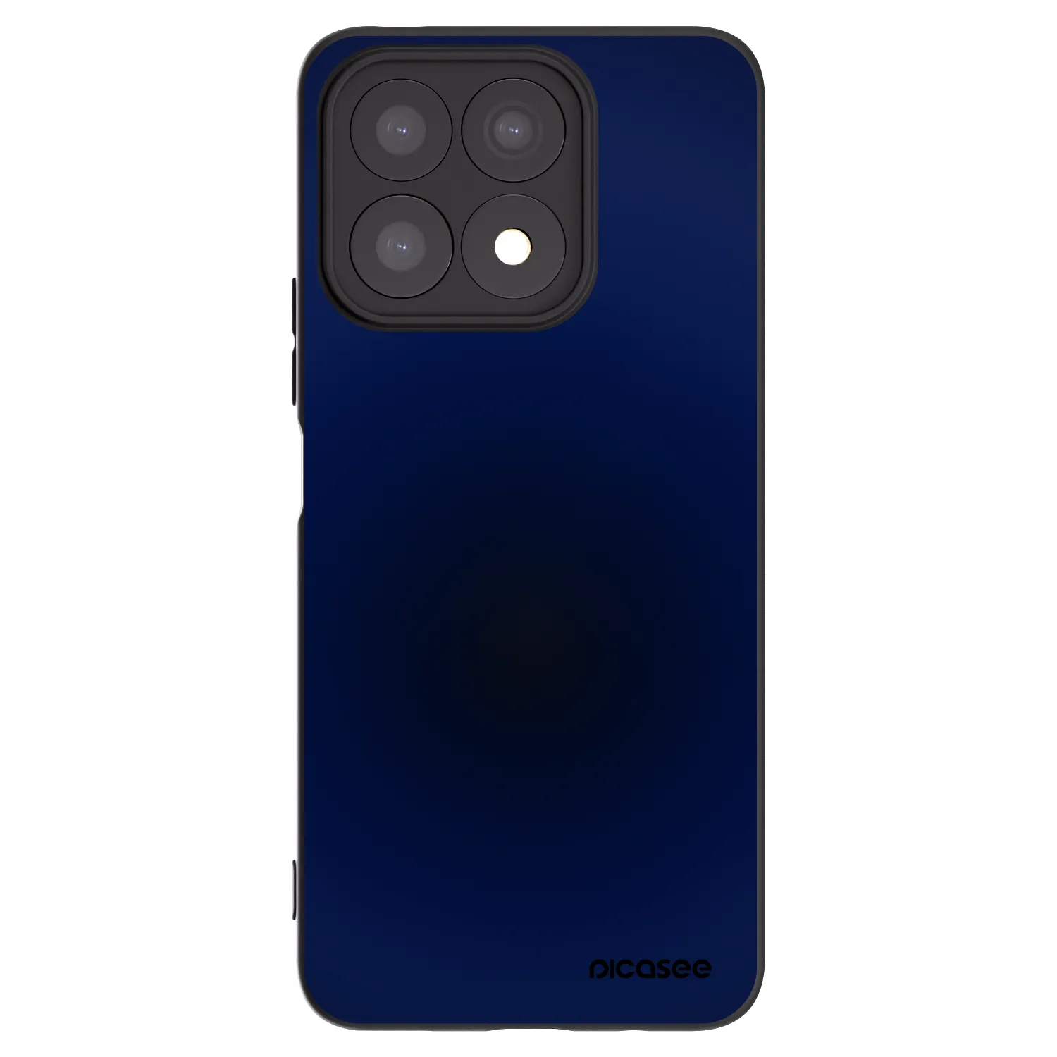 Picasee silikonowe czarne etui na Honor X8a - Deep Ocean