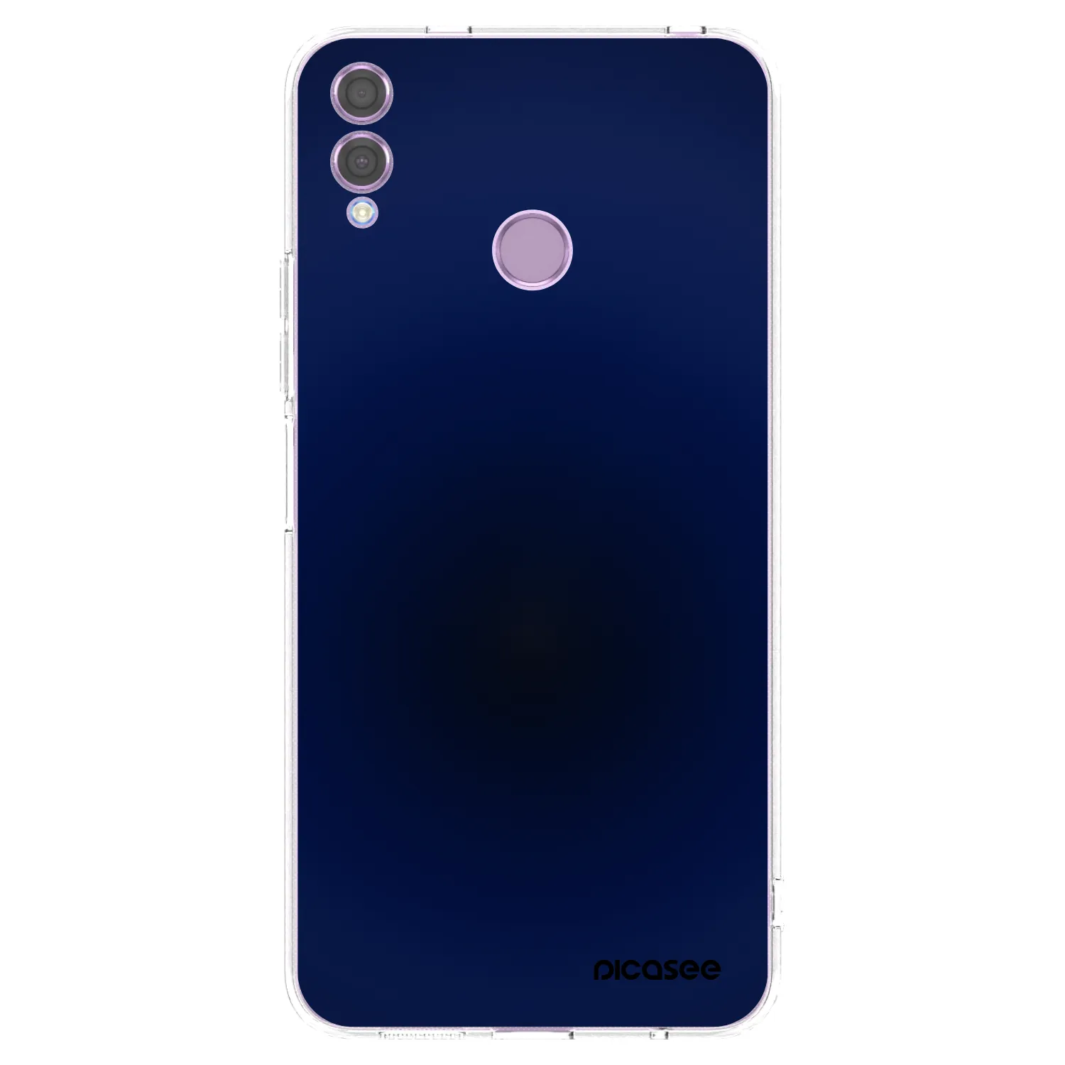 Picasee silikonowe przeźroczyste etui na Honor 8X - Deep Ocean