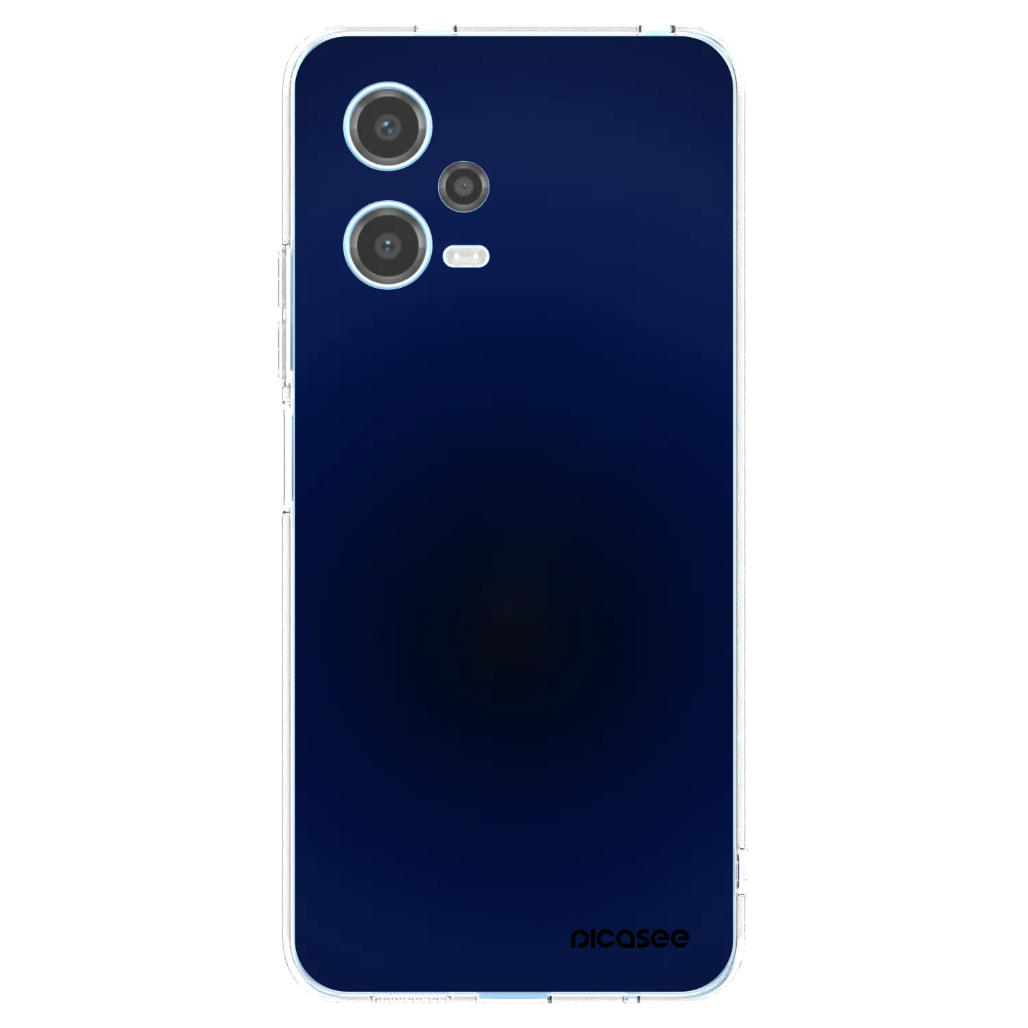 Picasee silikonowe przeźroczyste etui na Xiaomi Redmi Note 12 5G - Deep Ocean