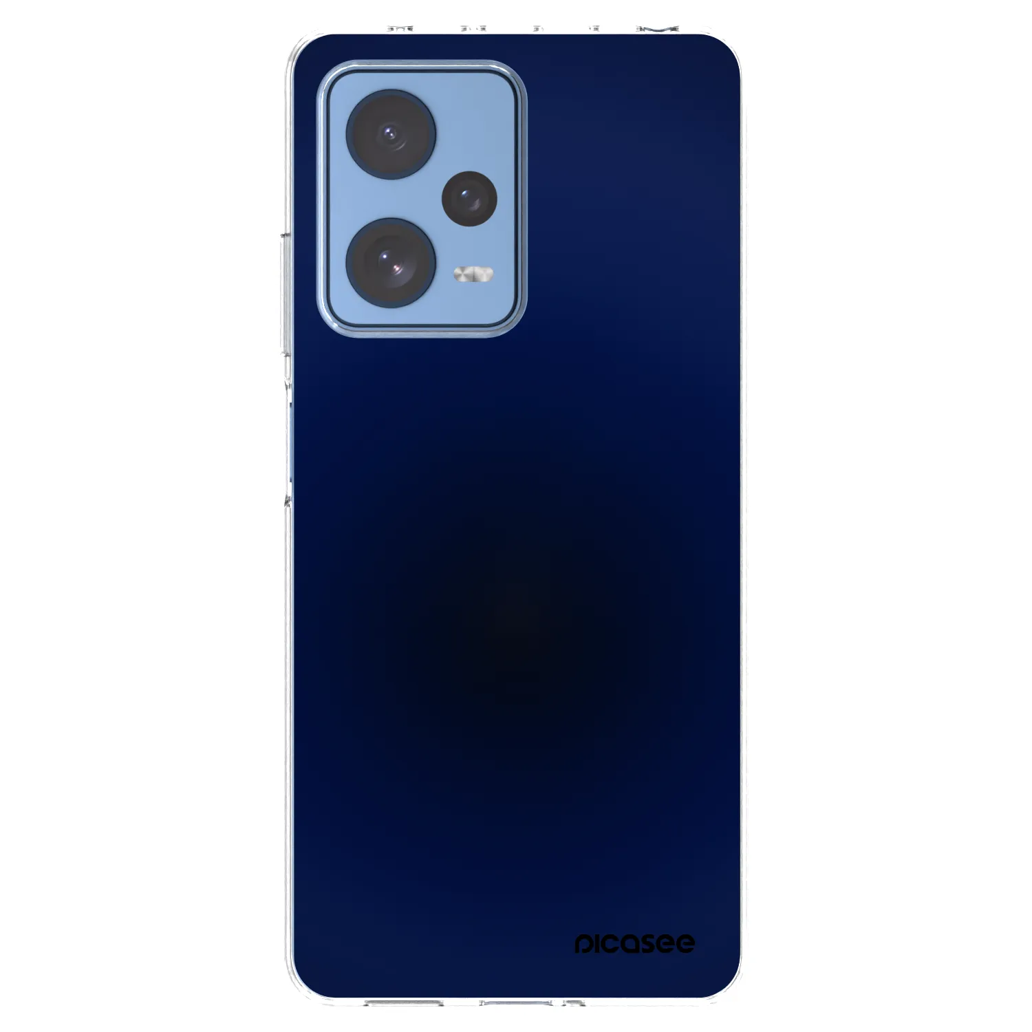 Picasee silikonowe przeźroczyste etui na Xiaomi Redmi Note 12 Pro 5G - Deep Ocean