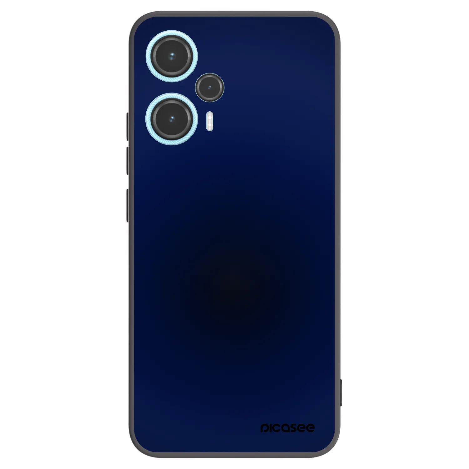 Picasee silikonowe czarne etui na Xiaomi Poco F5 - Deep Ocean