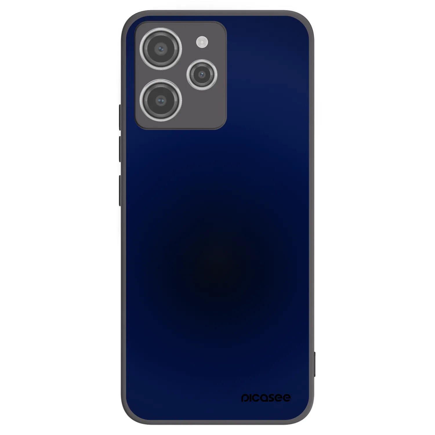 Picasee silikonowe czarne etui na Xiaomi Redmi 12 4G - Deep Ocean