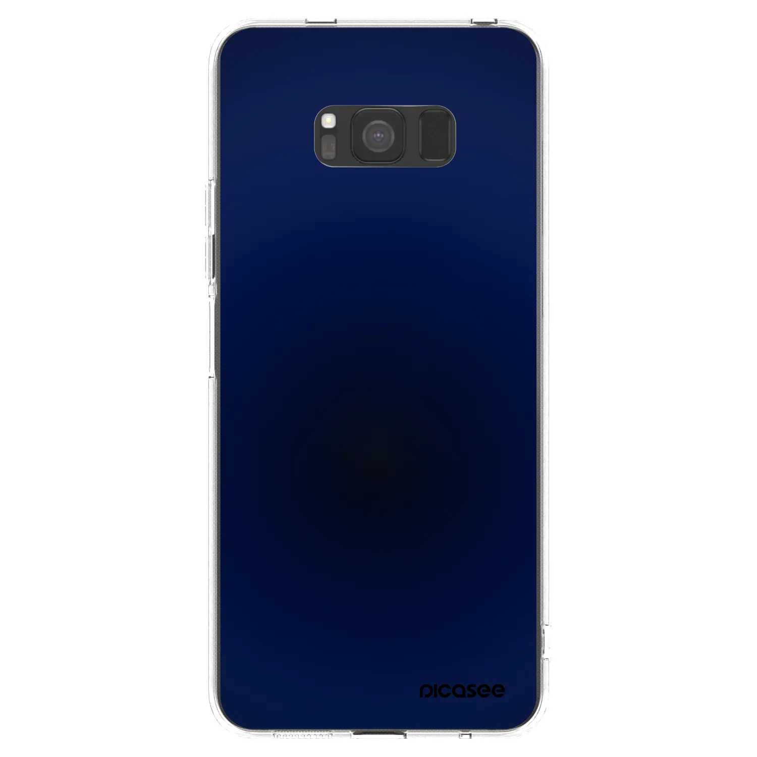 Picasee silikonowe przeźroczyste etui na Samsung Galaxy S8 G950F - Deep Ocean
