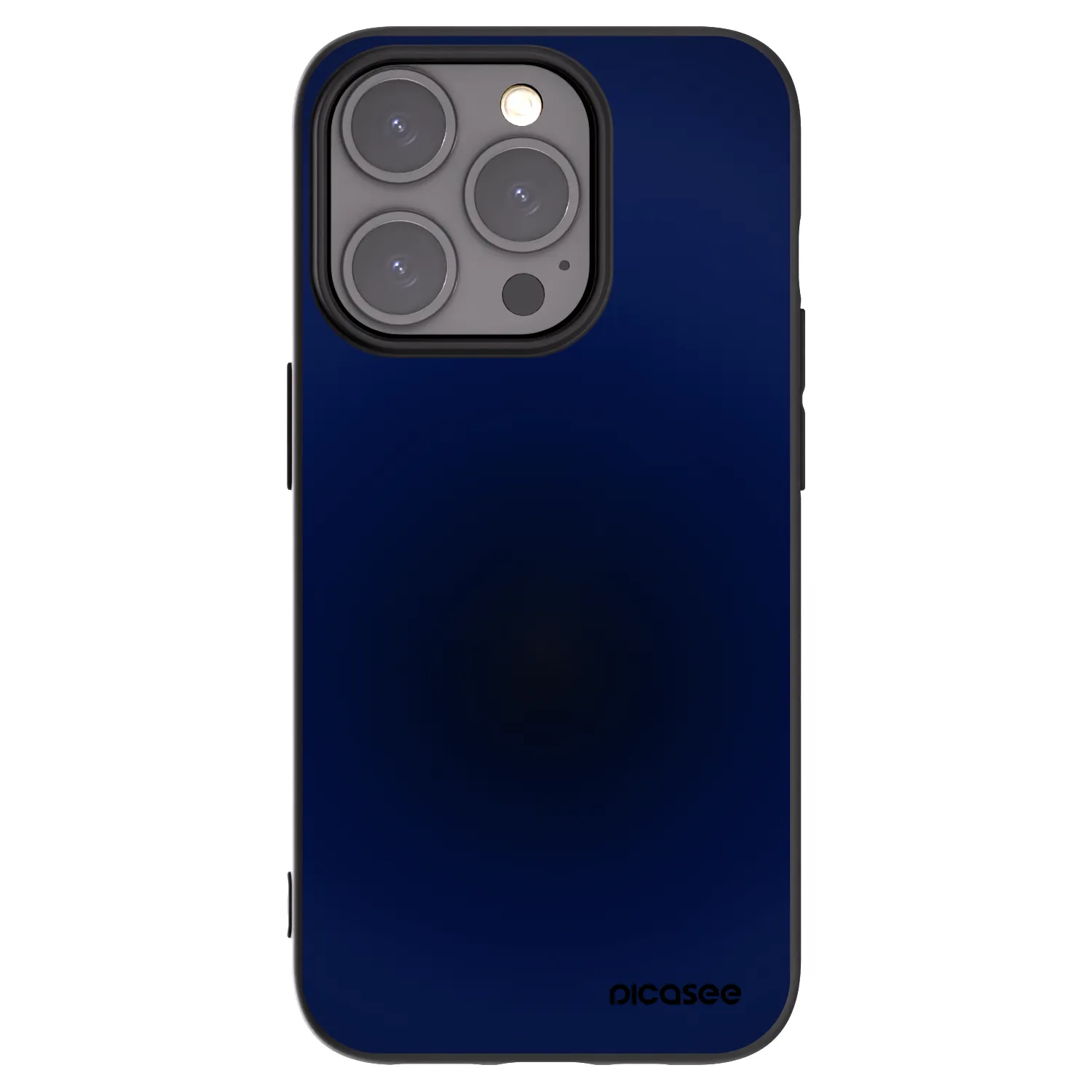 Picasee silikonowe czarne etui na Apple iPhone 15 Pro - Deep Ocean