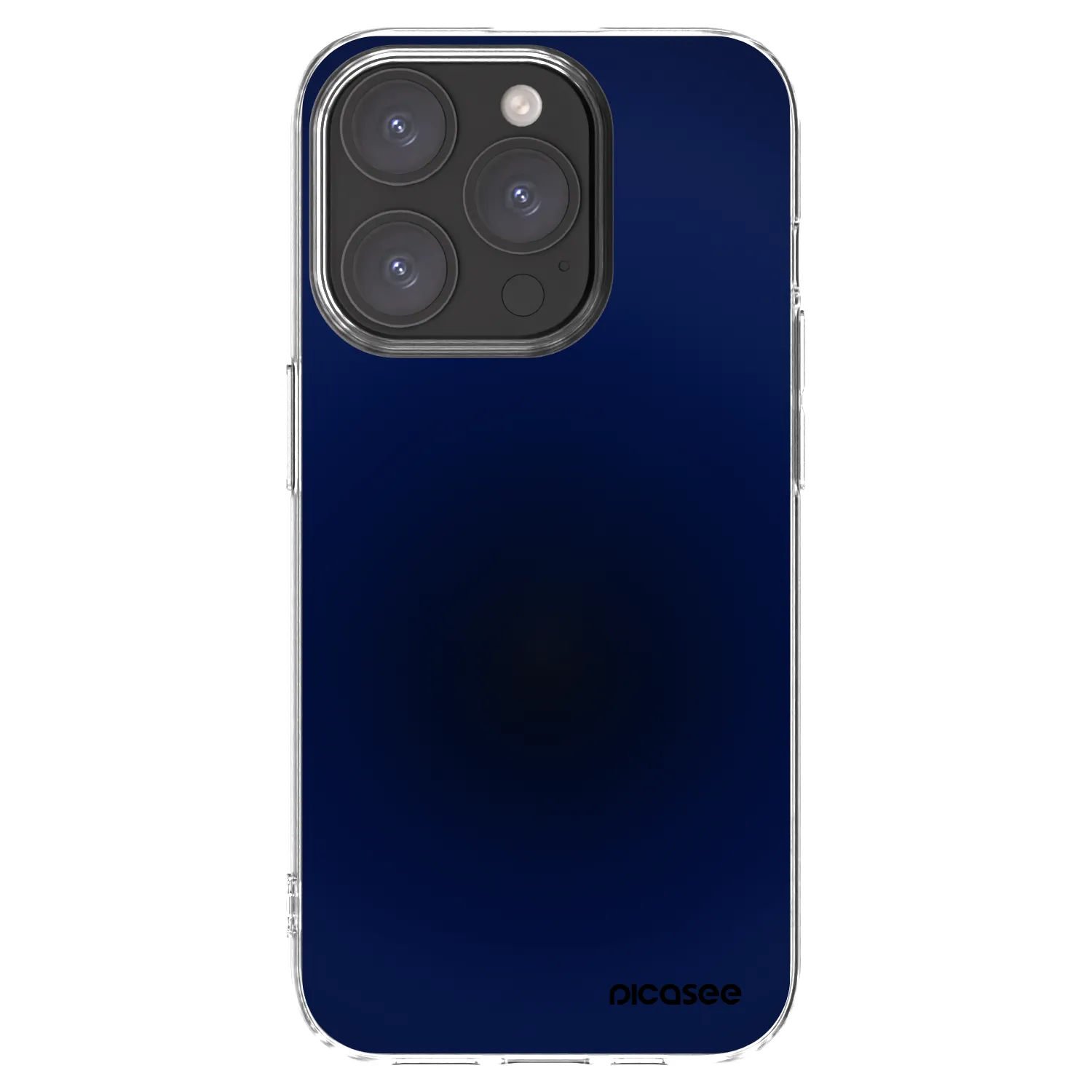Picasee silikonowe przeźroczyste etui na Apple iPhone 15 Pro - Deep Ocean