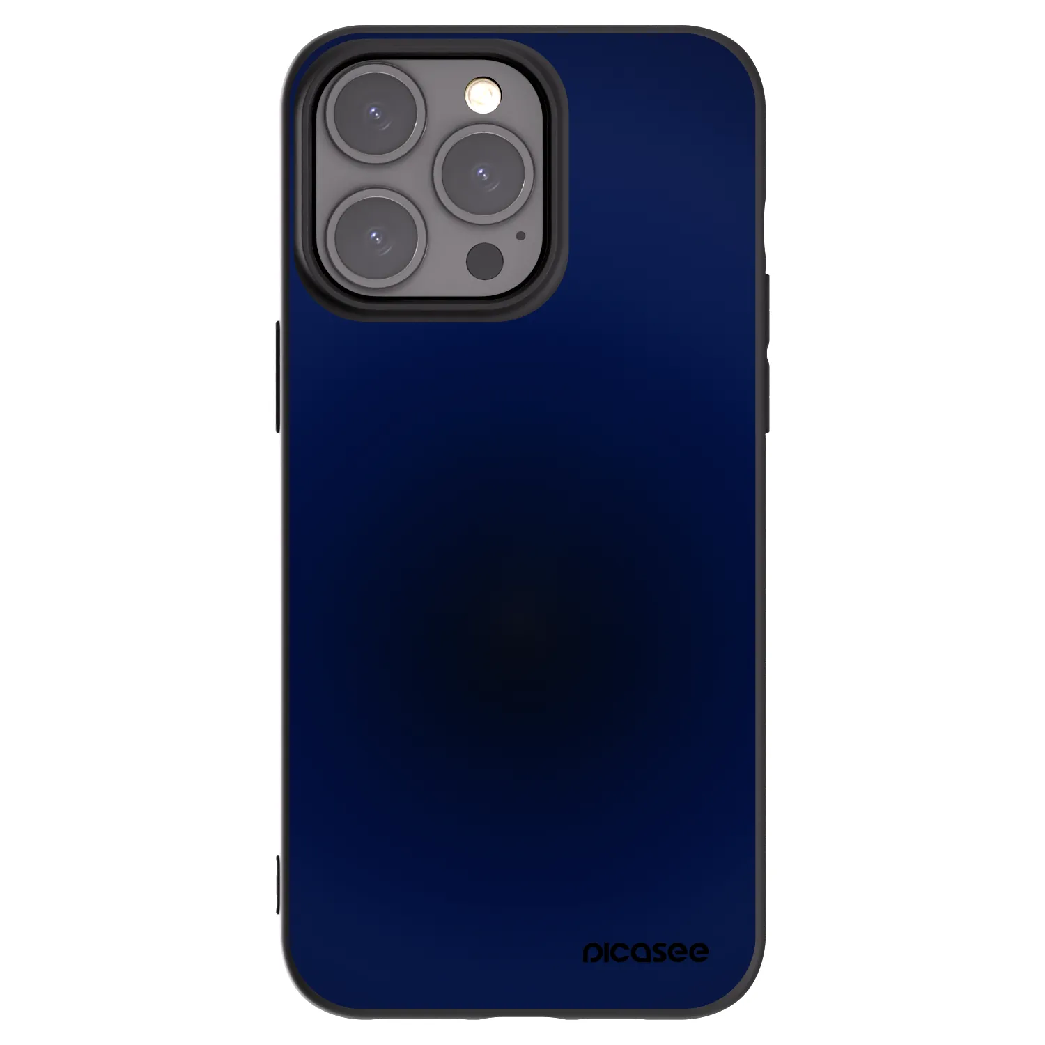 Picasee silikonowe czarne etui na Apple iPhone 15 Pro Max - Deep Ocean