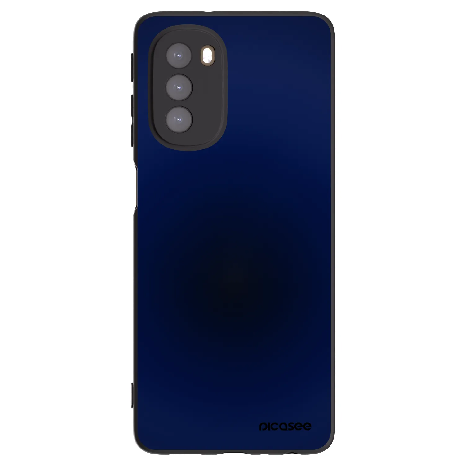 Picasee silikonowe czarne etui na Motorola Moto G51 - Deep Ocean