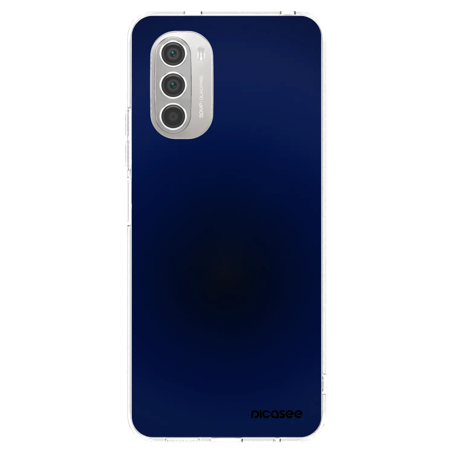 Picasee silikonowe przeźroczyste etui na Motorola Moto G51 - Deep Ocean